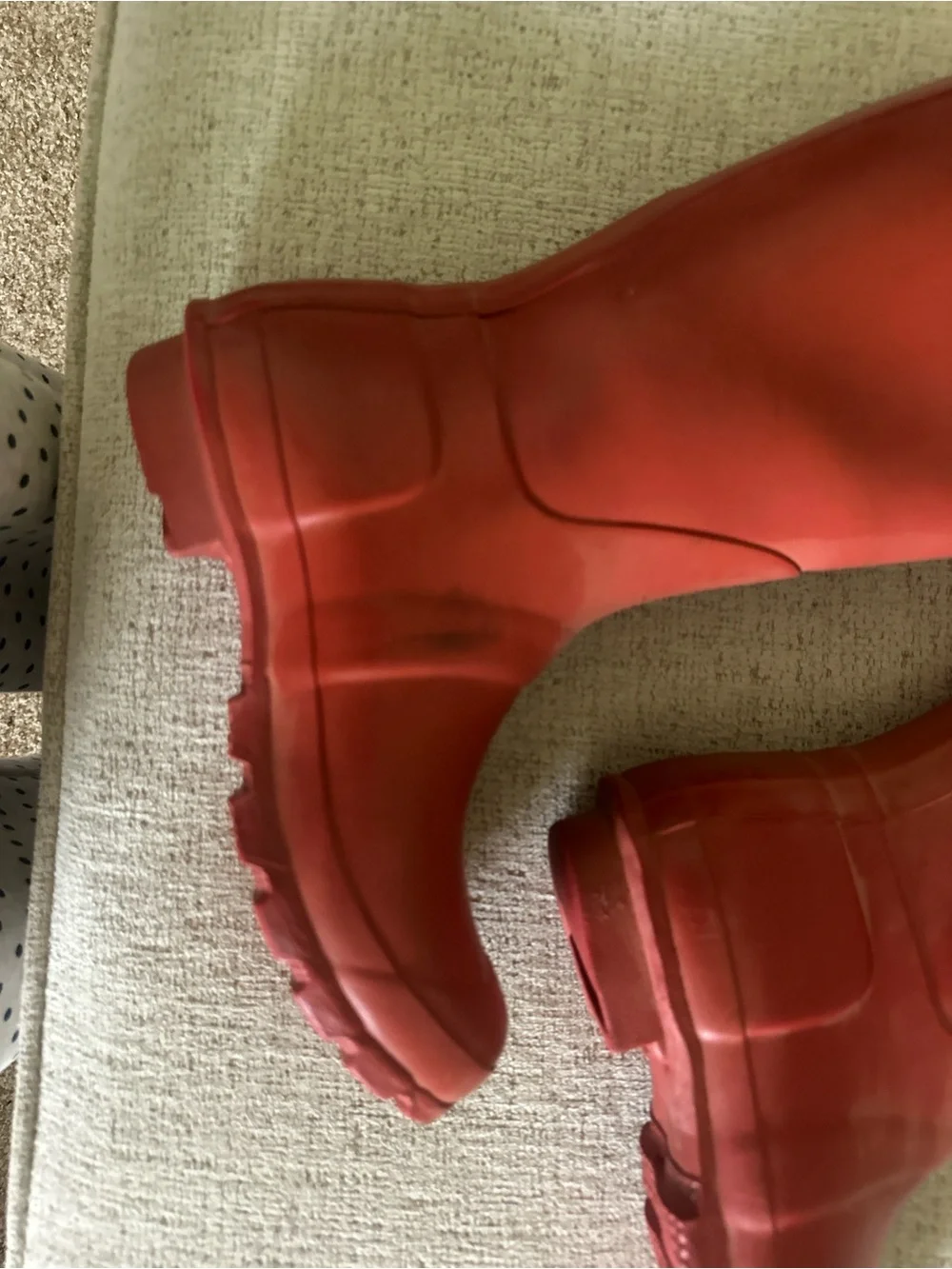 Hunter Tall Rain Boots in Red